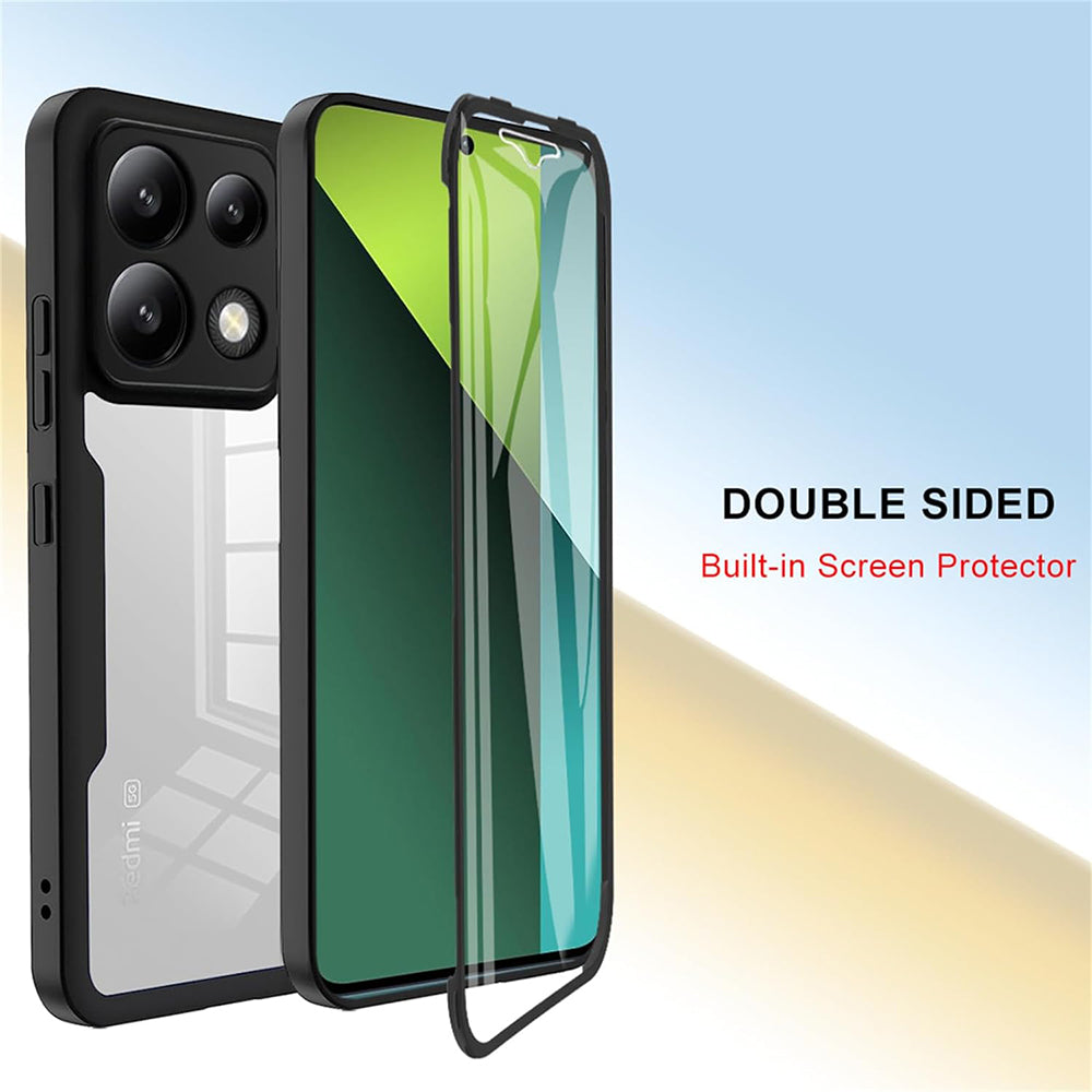 Coque pour Xiaomi Poco X6 / Note 13 Pro 5G, Techsuit, ColorVerse 360, Noire