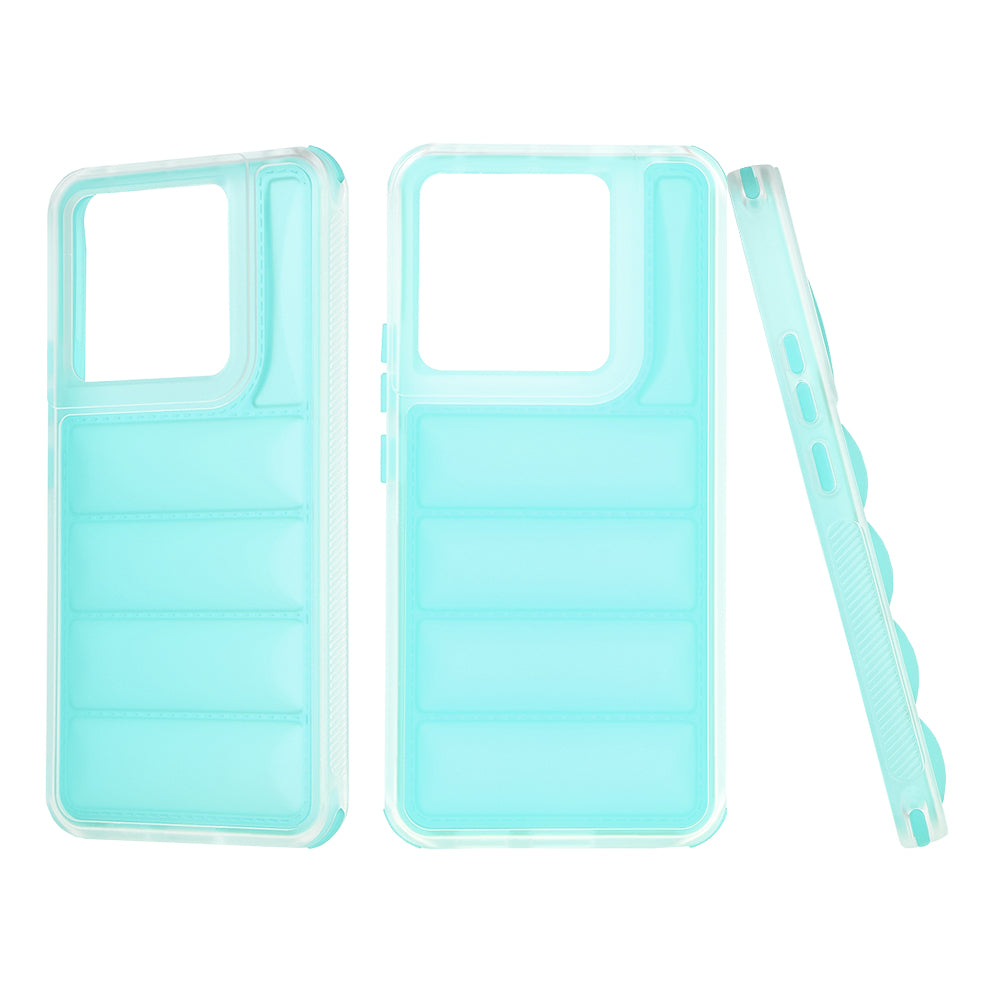 Coque pour Xiaomi Poco X6 / Note 13 Pro 5G, Techsuit, Wave Shield, Turquoise