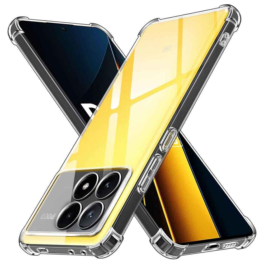 Coque pour Xiaomi Poco X6 Pro, Techsuit, Anti-choc Claire, Transparente