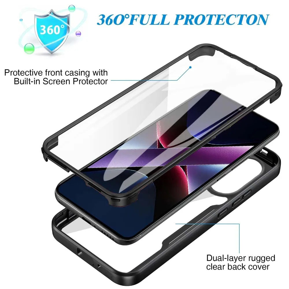 Coque pour Xiaomi Poco X7 Pro, Techsuit, ColorVerse 360, Rose