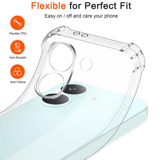 Étui pour Xiaomi Poco X8 Pro, Techsuit, Shockproof Clear, Transparent