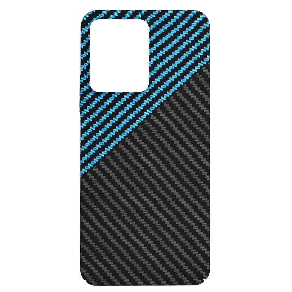Coque pour Xiaomi Redmi 13C 5G / 13C / Poco C65, Techsuit, Carbonite FiberShell, Noir Bleu
