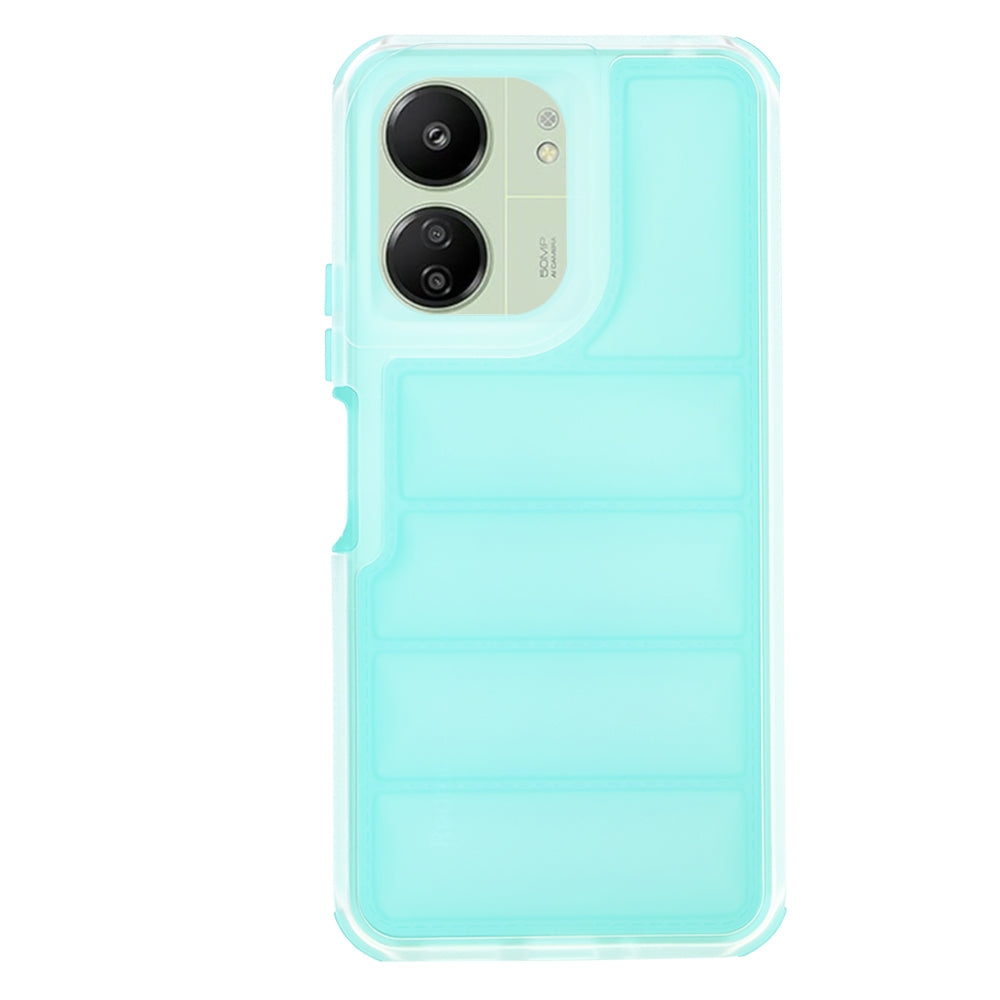 Coque pour Xiaomi Redmi 13C 5G / 13C / Poco C65, Techsuit, Wave Shield, Turquoise