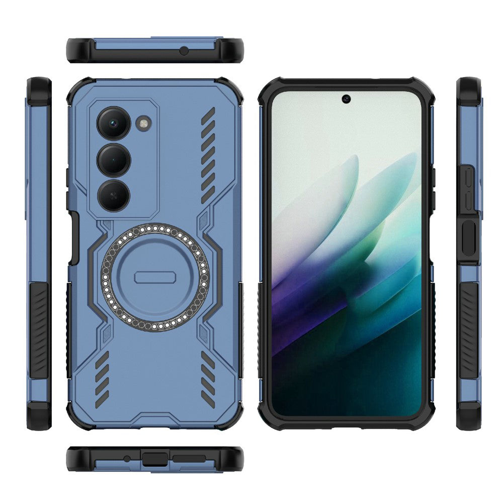 Coque MagSafe pour Xiaomi Redmi 15 5G / 15 4G, Techsuit, ArmorMag, Bleue