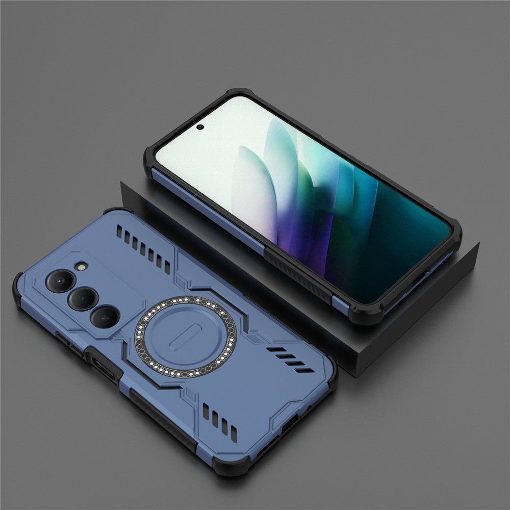 Coque MagSafe pour Xiaomi Redmi 15 5G / 15 4G, Techsuit, ArmorMag, Bleue