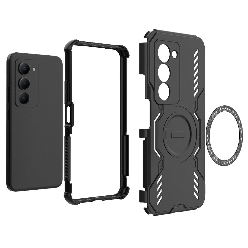 Coque MagSafe pour Xiaomi Redmi 15 5G / 15 4G, Techsuit, ArmorMag, Bleue