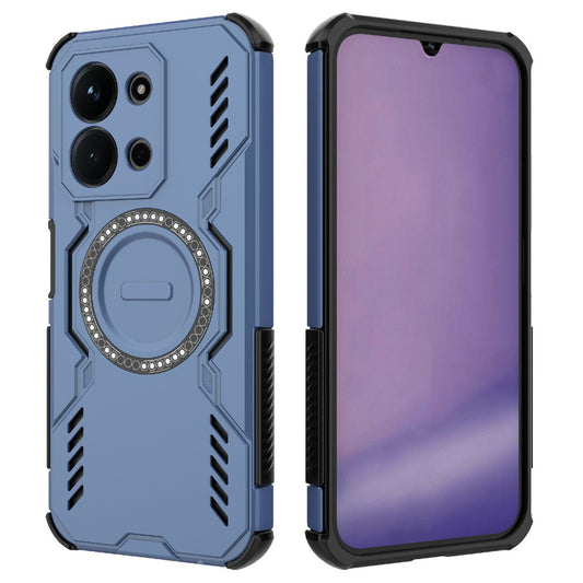 Coque MagSafe pour Xiaomi Redmi 15C 5G / 15C 4G, Techsuit, ArmorMag, Bleue