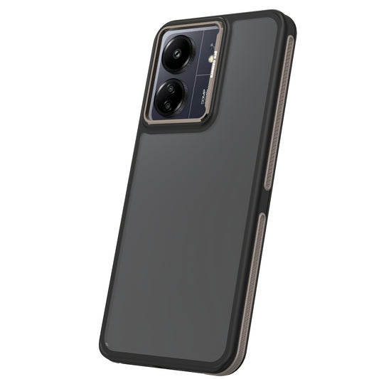 Coque pour Xiaomi Poco M6 / Redmi 13C 5G, OEM, Crystal Black, Gris