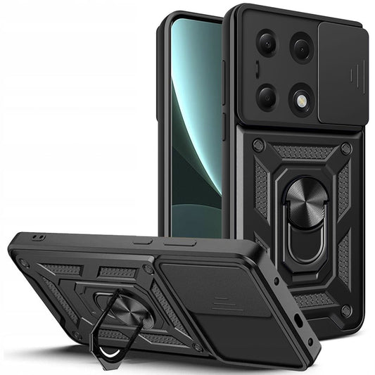 Tasche für Xiaomi Redmi Note 13 Pro 4G / M6 Pro, Tech-Protect, CamShield Pro, Schwarz