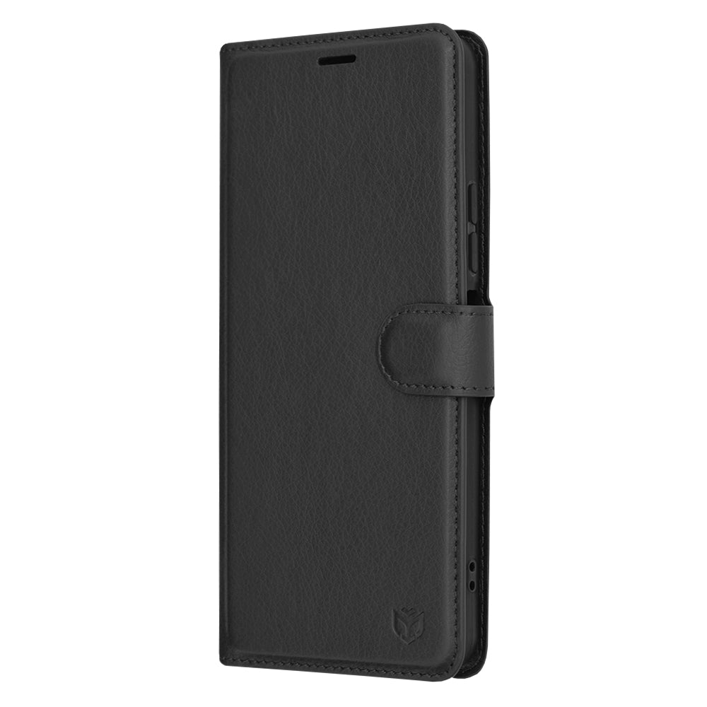 Coque pour Xiaomi Redmi A3x / A3, Techsuit, Folio en cuir, Noire