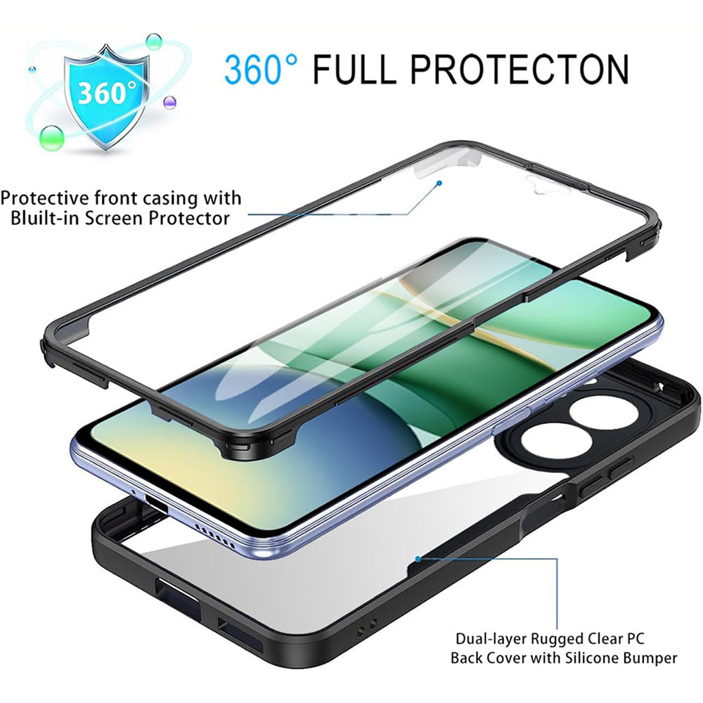 Coque pour Xiaomi Redmi A5 4G (Régional), Techsuit, ColorVerse 360, Noire