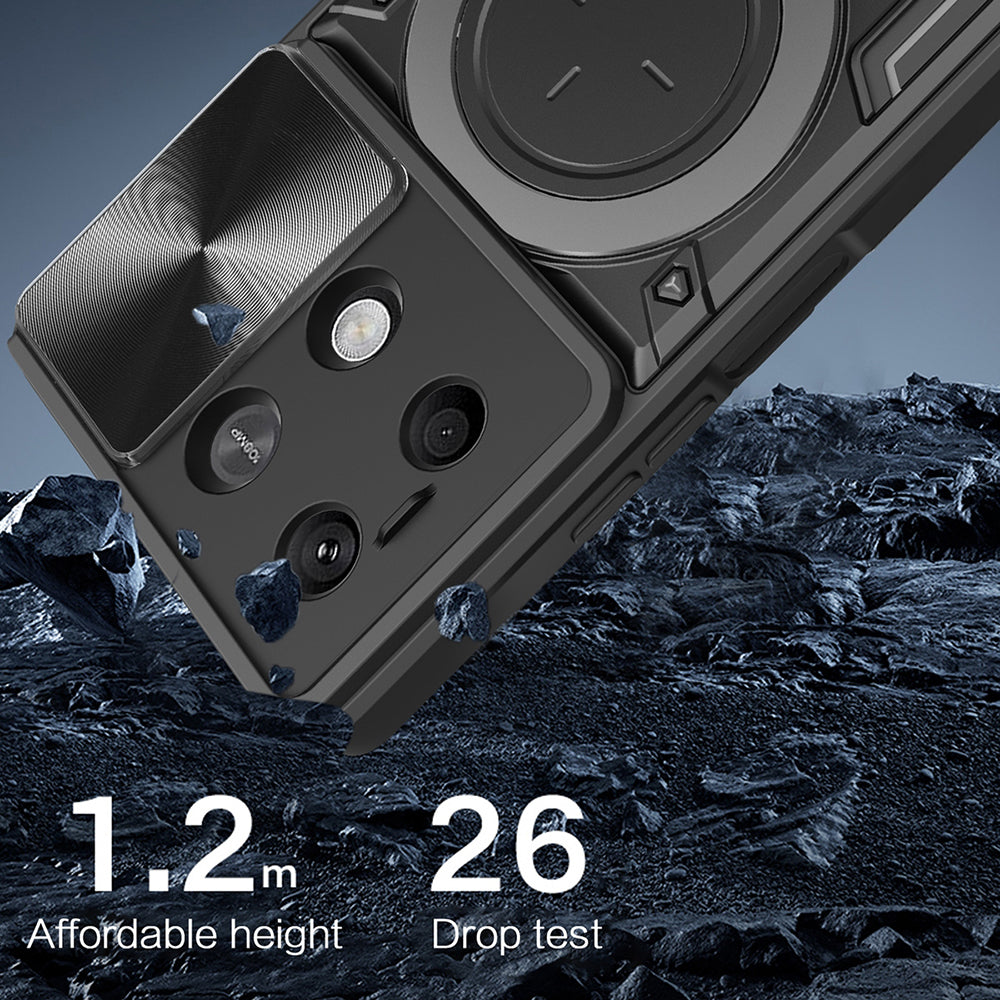 Coque pour Xiaomi Redmi Note 13 4G, Techsuit, CamGuard Pro, Noire