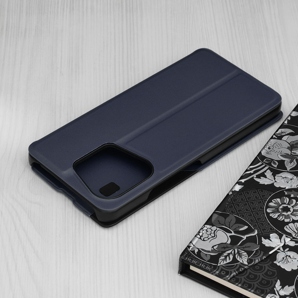 Coque pour Xiaomi Redmi Note 13 4G, Techsuit, eFold, Bleu Foncé