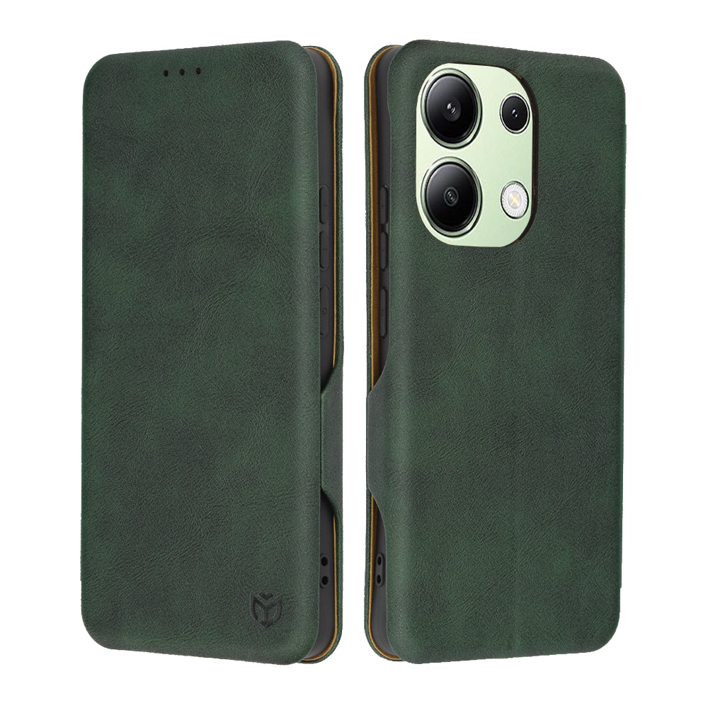 Coque pour Xiaomi Redmi Note 13 4G, Techsuit, Safe Wallet Plus, Vert