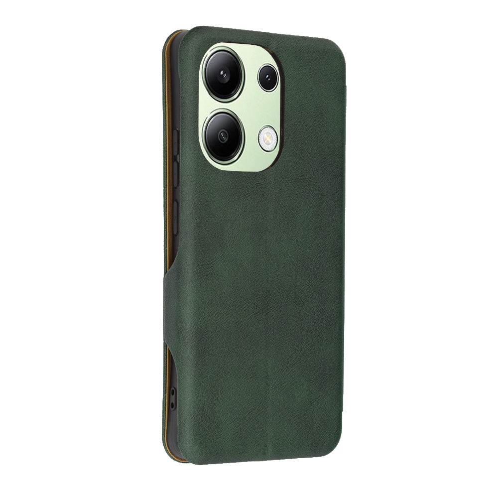 Coque pour Xiaomi Redmi Note 13 4G, Techsuit, Safe Wallet Plus, Vert