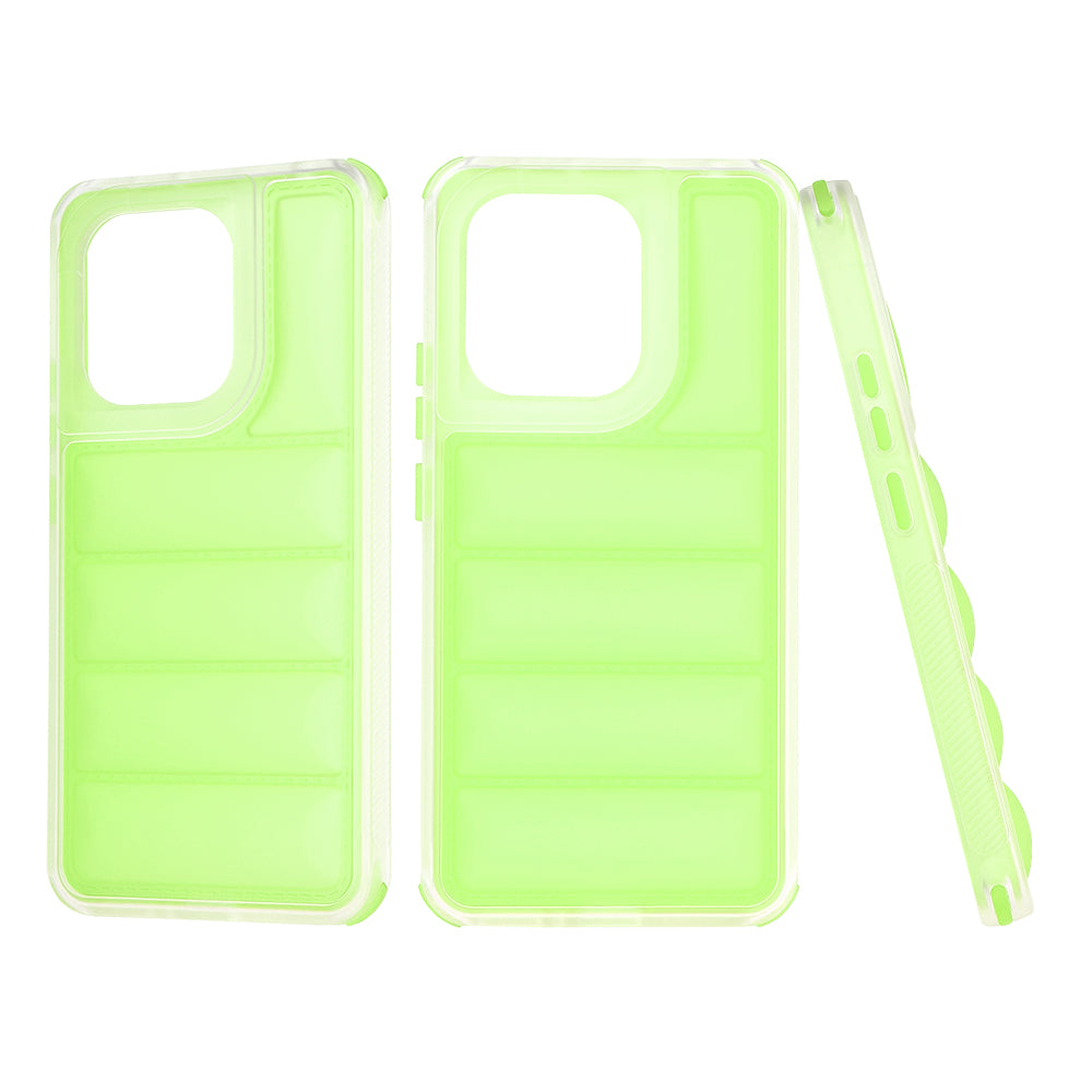 Coque pour Xiaomi Redmi Note 13 4G, Techsuit, Wave Shield, Vert