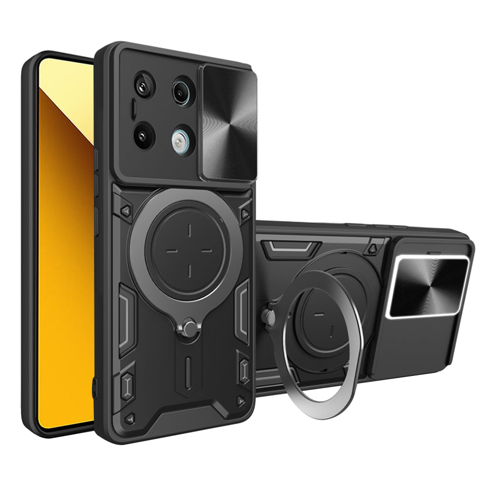Coque pour Xiaomi Redmi Note 13 5G, Techsuit, CamGuard Pro, Noire