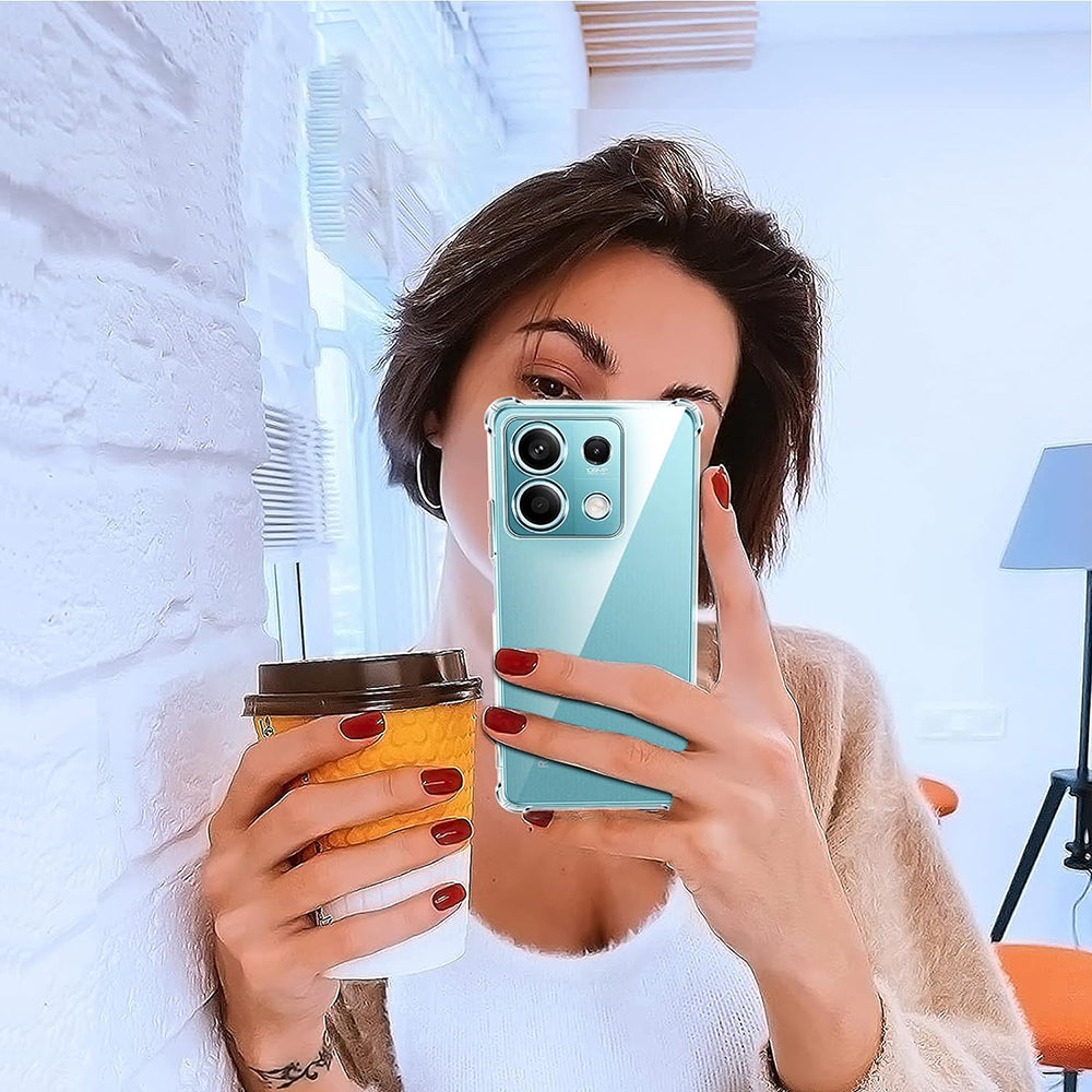 Coque pour Xiaomi Redmi Note 13 5G, Techsuit, Anti-choc Claire, Transparente