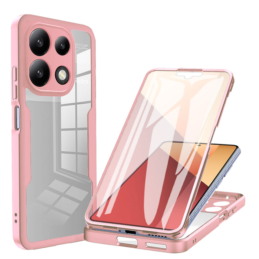 Coque pour Xiaomi Redmi Note 13 Pro 4G / Poco M6 Pro 4G, Techsuit, ColorVerse 360, Rose