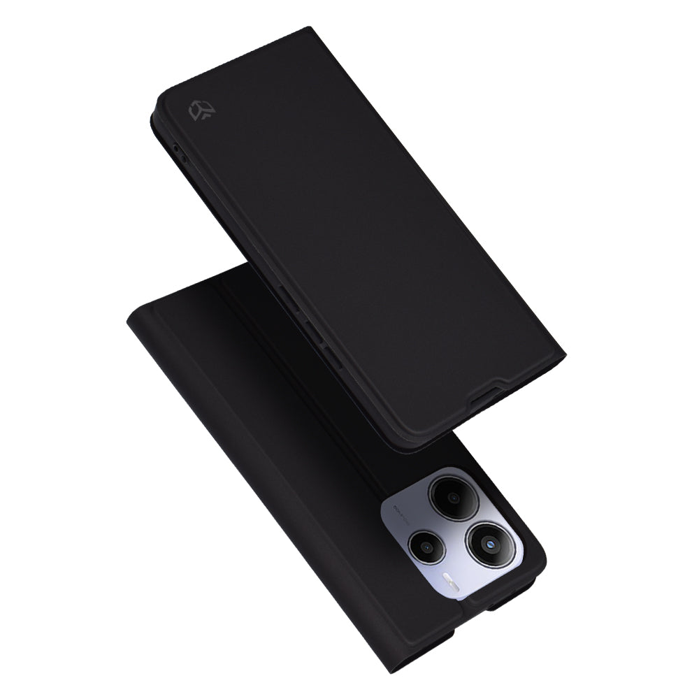 Coque pour Xiaomi Redmi Note 14 5G, Techsuit, Magskin Book, Noire