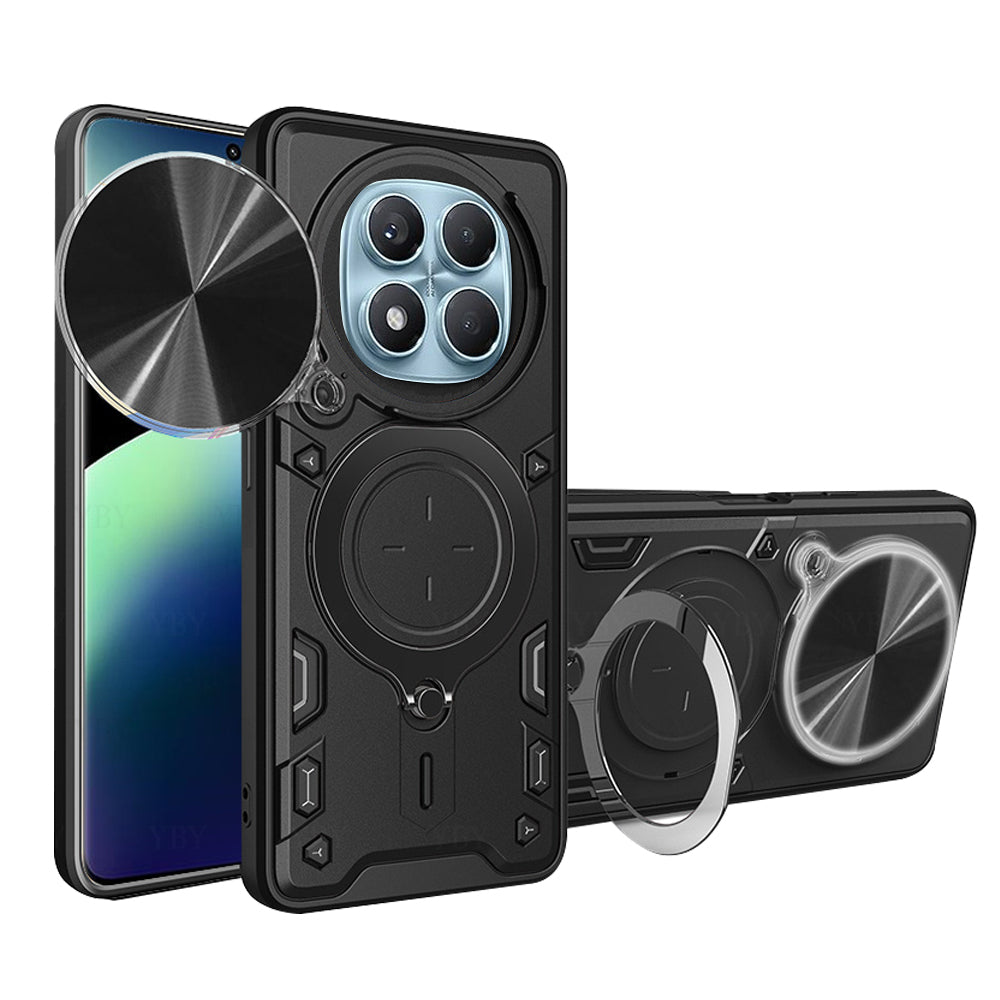 Coque pour Xiaomi Redmi Note 14 Pro 4G, Techsuit, CamGuard Pro, Noire