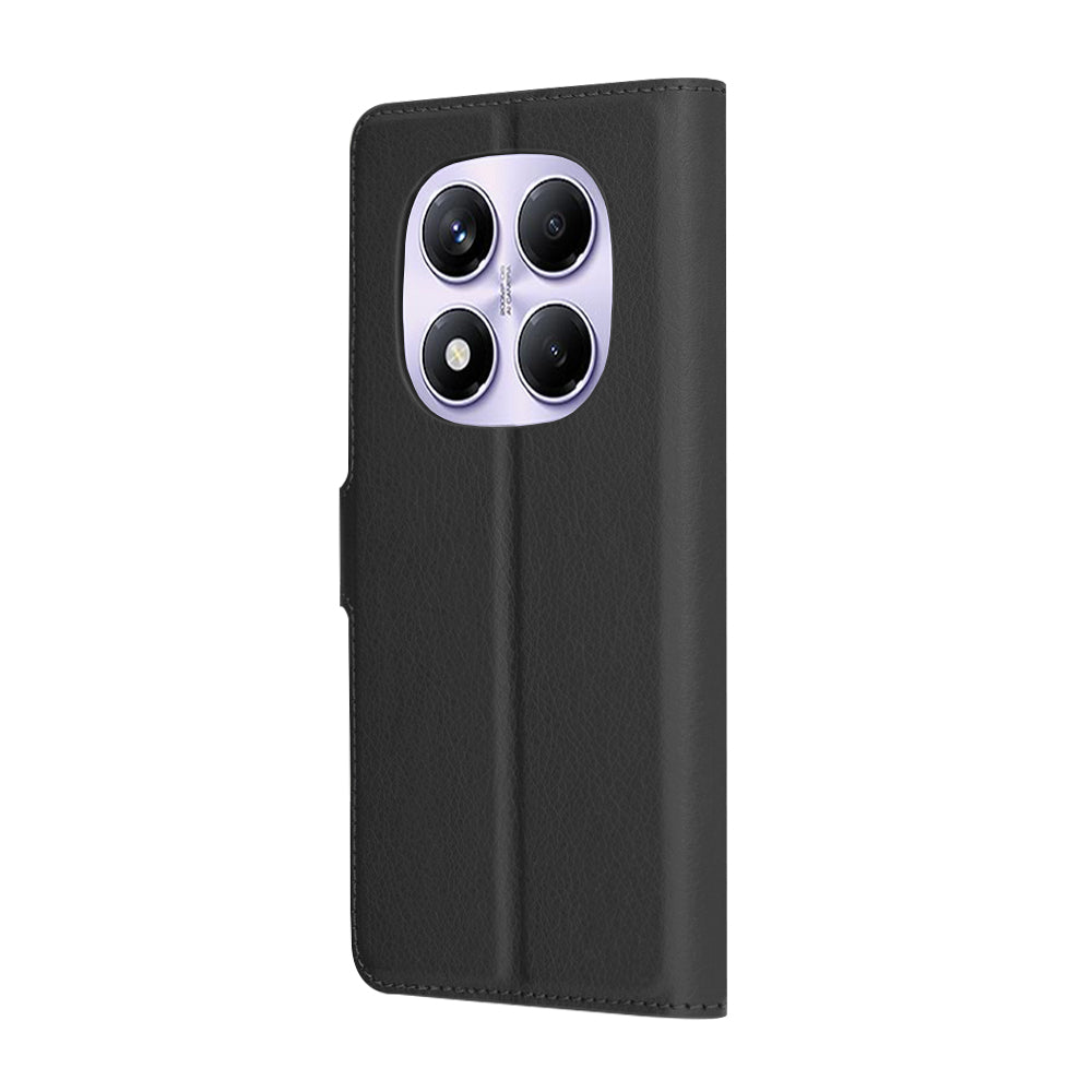 Coque pour Xiaomi Redmi Note 14 Pro 4G, Techsuit, Leather Folio, Noire