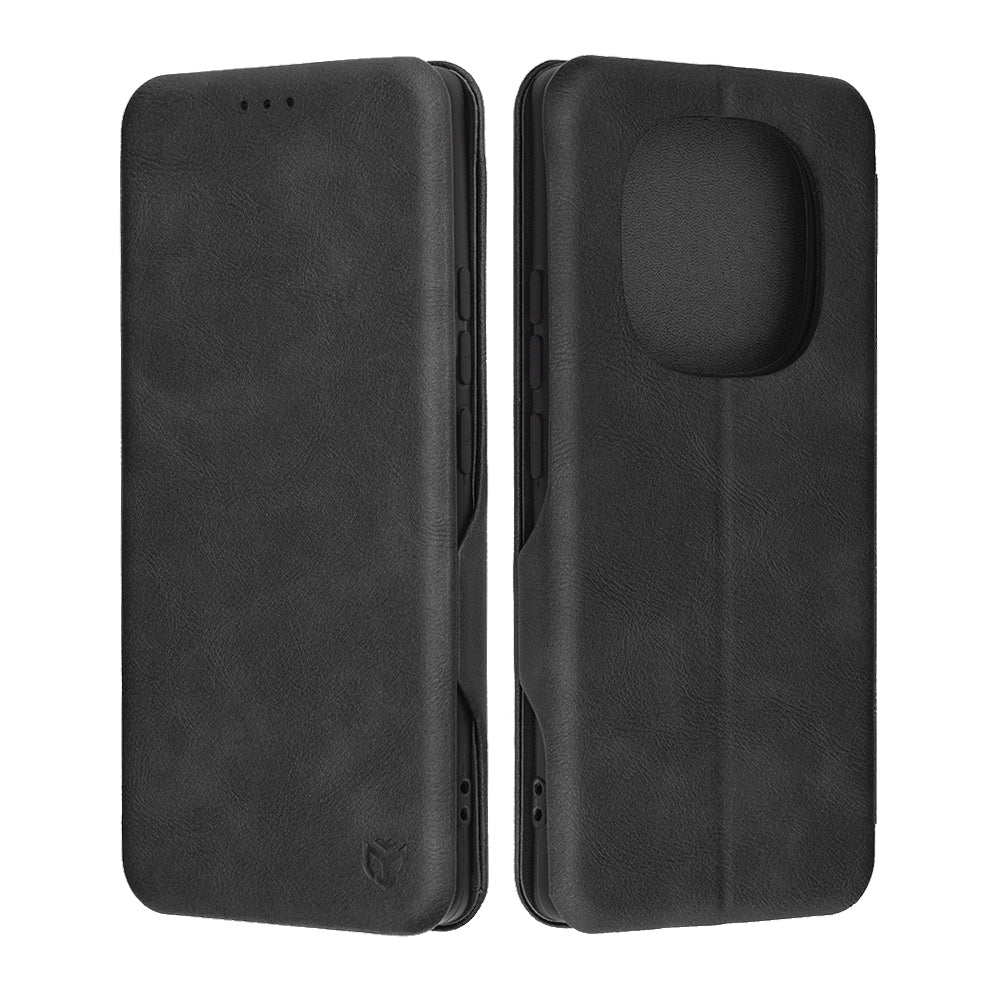 Coque pour Xiaomi Redmi Note 14 Pro 4G, Techsuit, Safe Wallet Plus, Noire
