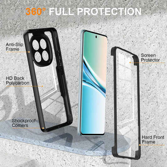 Hülle für Xiaomi Redmi Note 15 4G, Techsuit, ColorVerse 360, Schwarz