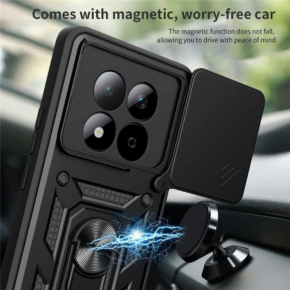 Étui pour Xiaomi Redmi Note 15 Pro 5G, Techsuit, CamShield, Noir