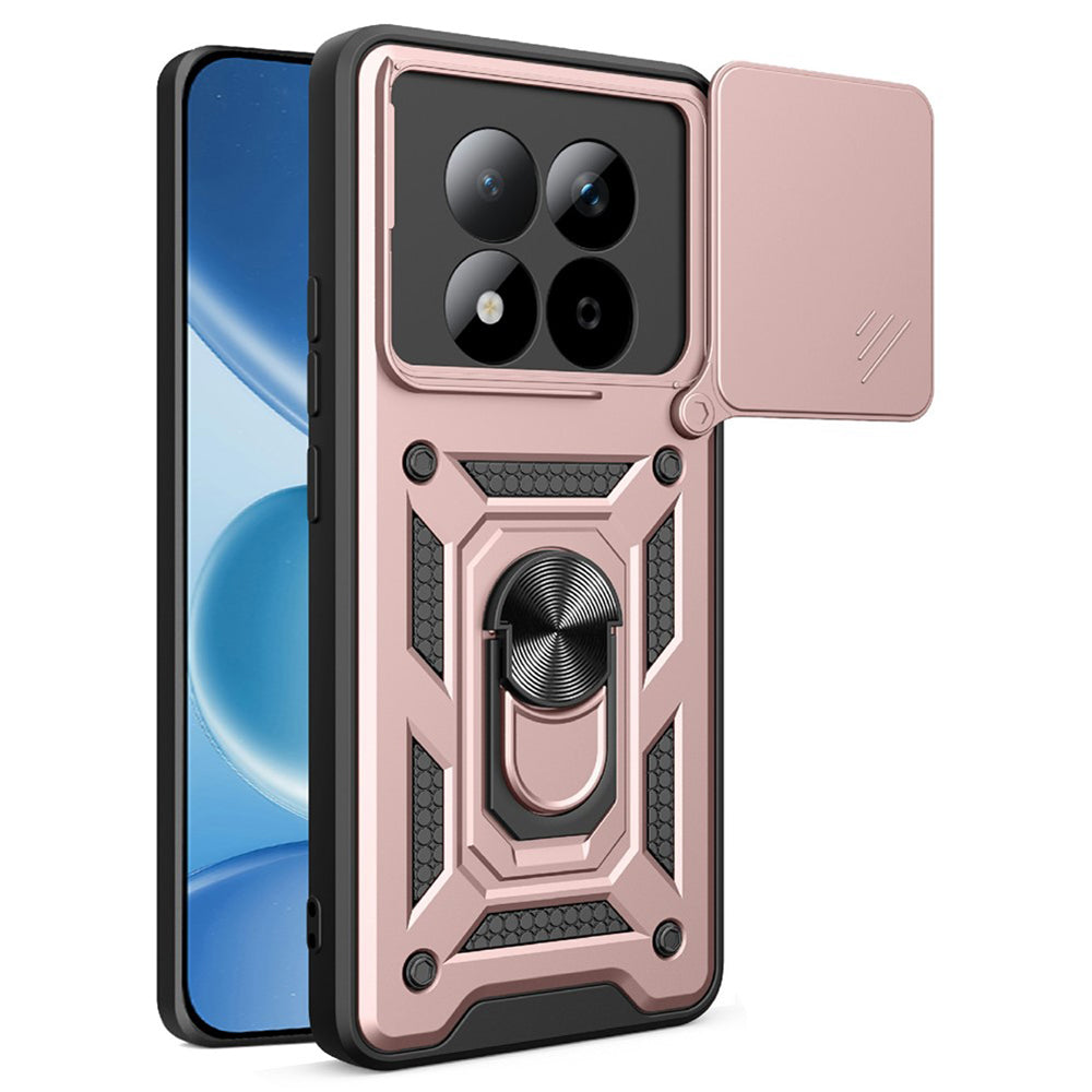 Étui pour Xiaomi Redmi Note 15 Pro 5G, Techsuit, CamShield, Rose Doré