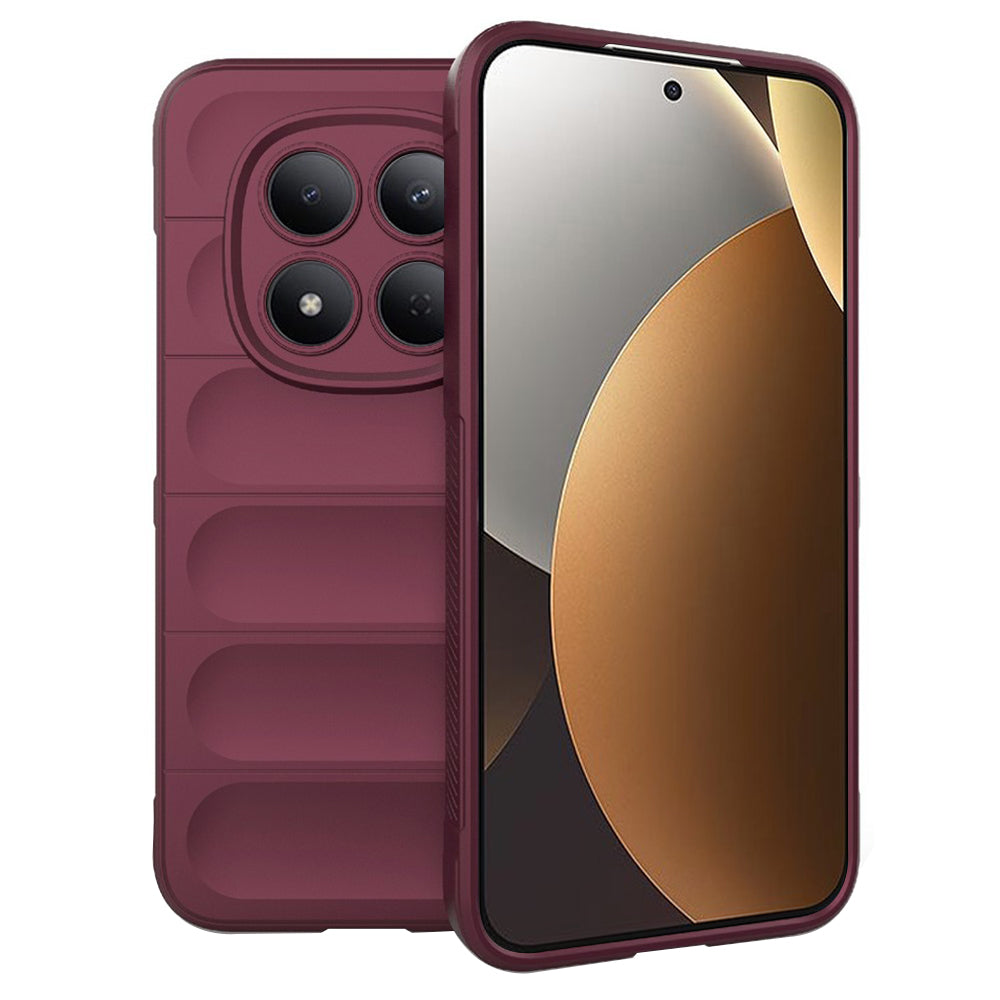 Étui pour Xiaomi Redmi Note 15 Pro 5G, Techsuit, Magic Shield, Cerise