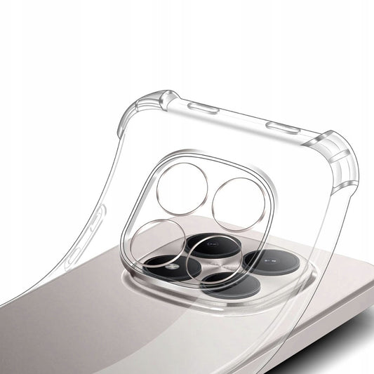 Hülle für Xiaomi Redmi Note 15 Pro 5G, Techsuit, Shockproof Clear, Transparent