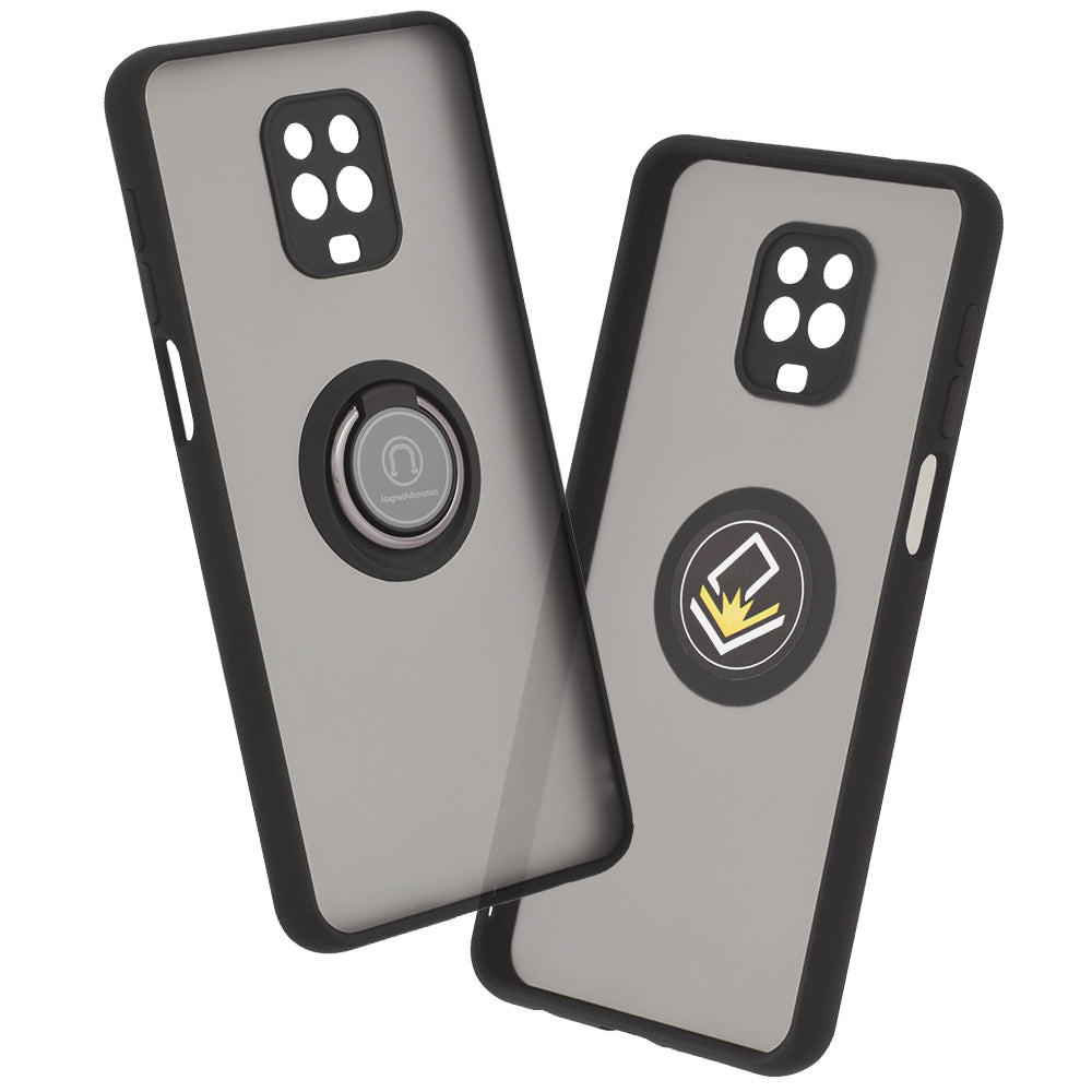 Coque pour Xiaomi Redmi Note 9S / Note 9 Pro / Note 9 Pro Max, Techsuit, Glinth, Noire