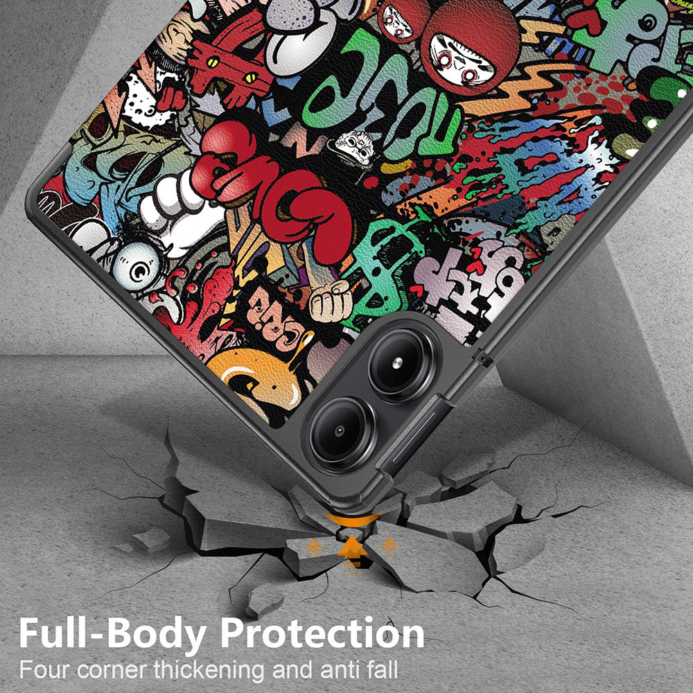 Coque pour Xiaomi Redmi Pad Pro / Pad / Pad Pro 5G, Techsuit, FoldPro Urban Vibe, Multicolore