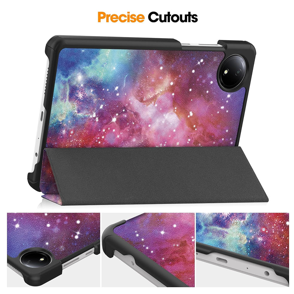 Coque pour Xiaomi Redmi Pad SE 8.7, Techsuit, FoldPro Galaxy, Multicolore