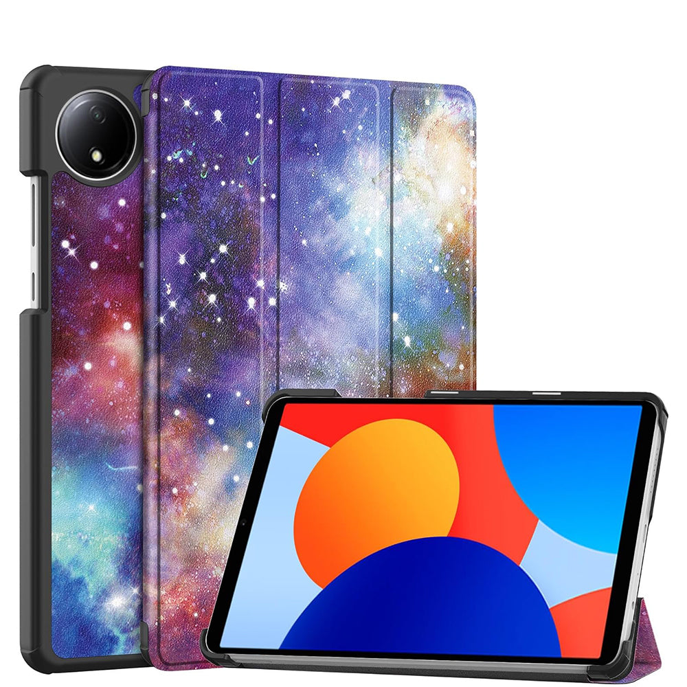 Coque pour Xiaomi Redmi Pad SE 8.7, Techsuit, FoldPro Galaxy, Multicolore