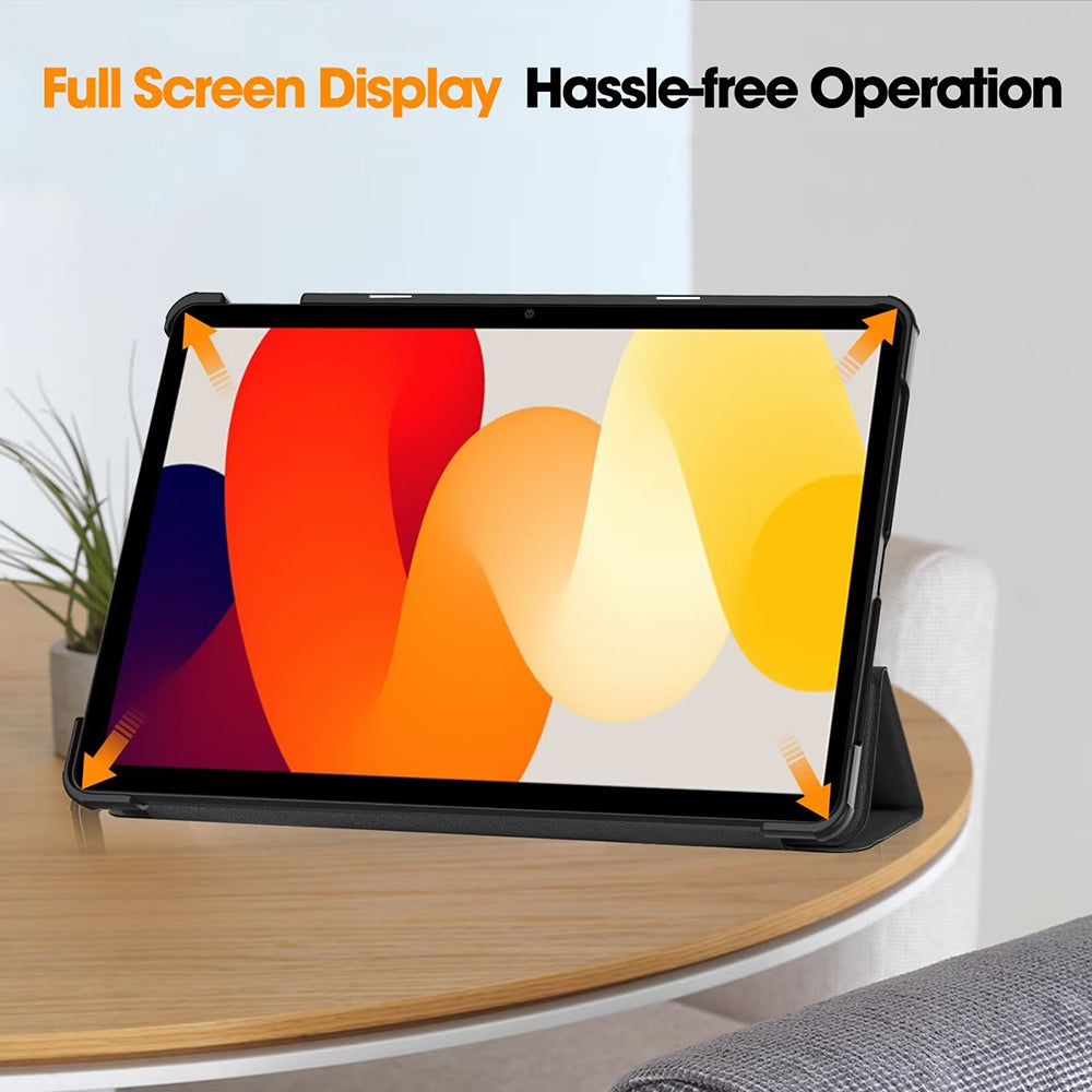 Coque pour Xiaomi Redmi Pad SE, Techsuit, FoldPro Butterfly, Multicolore