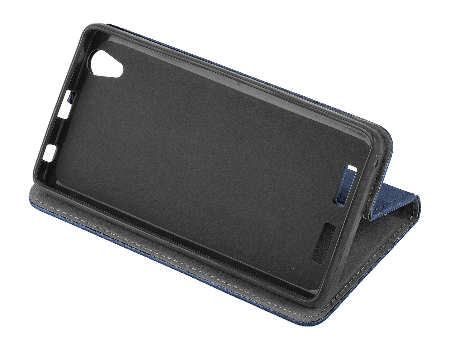 Coque pour Samsung Galaxy J3 (2017) J330, OEM, Smart Magnet, Bleu marine
