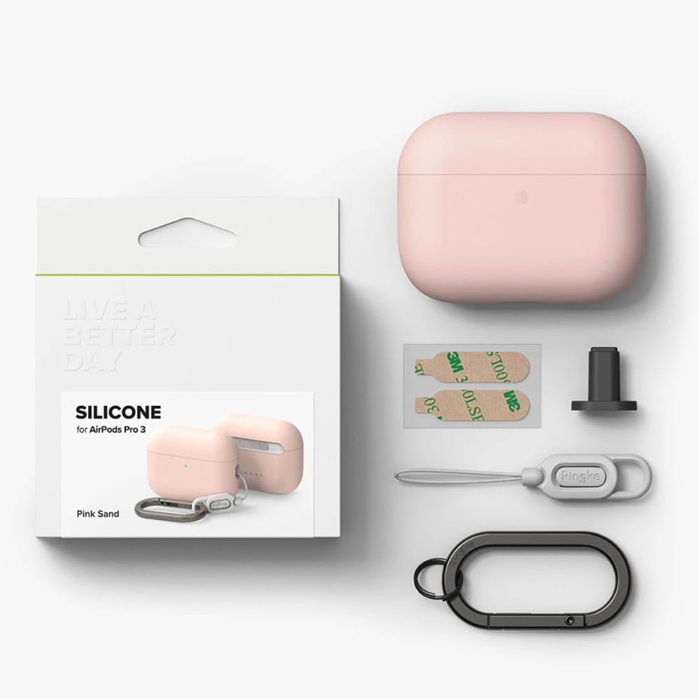 Étui Ringke pour Apple AirPods Pro 3, Rose