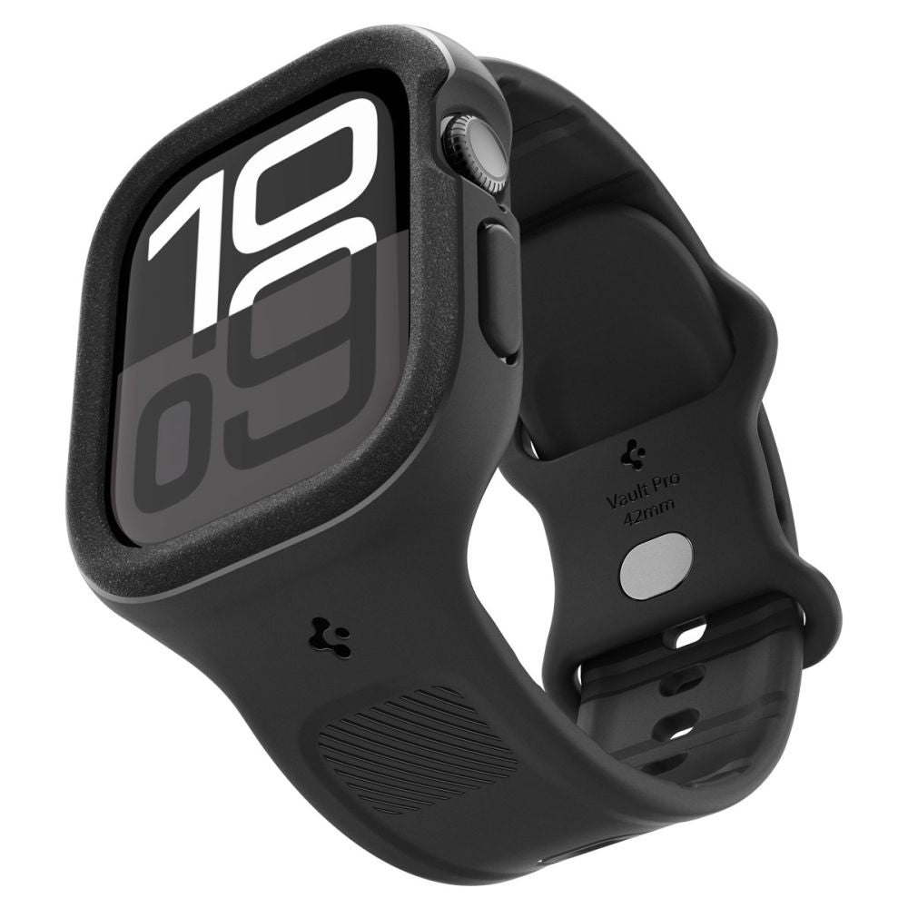 Bracelet Spigen Caseology Vault Pro pour Apple Watch Series 10 / 11 42mm, Noir Mat ACS09390