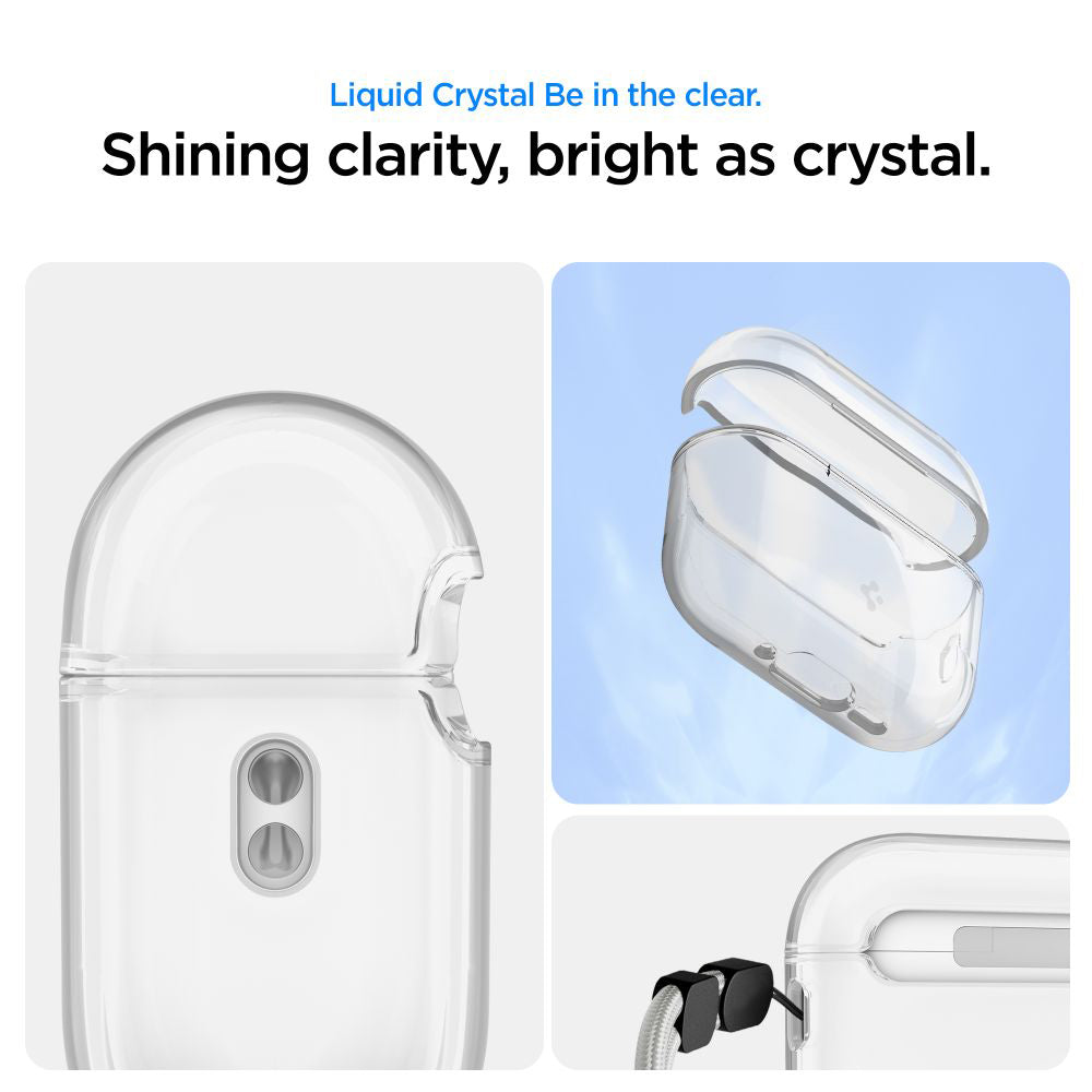 Étui Spigen Liquid Crystal pour Apple AirPods Pro 3, Transparent ACS10019