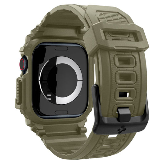 Spigen Rugged Armor Pro Hülle für Apple Watch Series 10 46mm, Khaki ACS08608