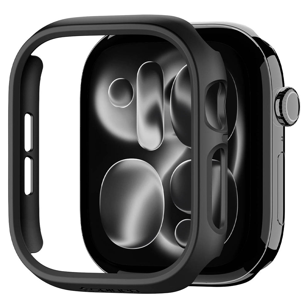 Coque Spigen Thin Fit pour Apple Watch 12 42mm, Noire ACS11880