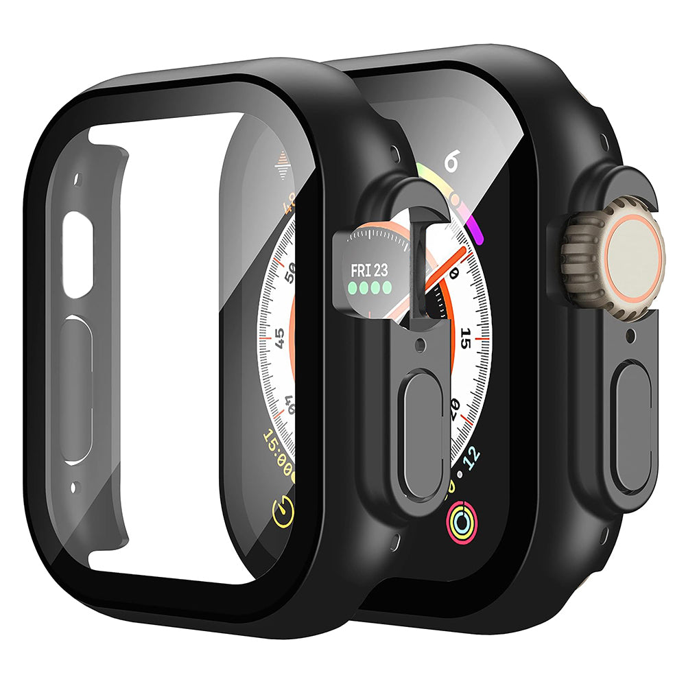 Techsuit Defense360 Pro Hülle für Apple Watch Ultra Series, Schwarz