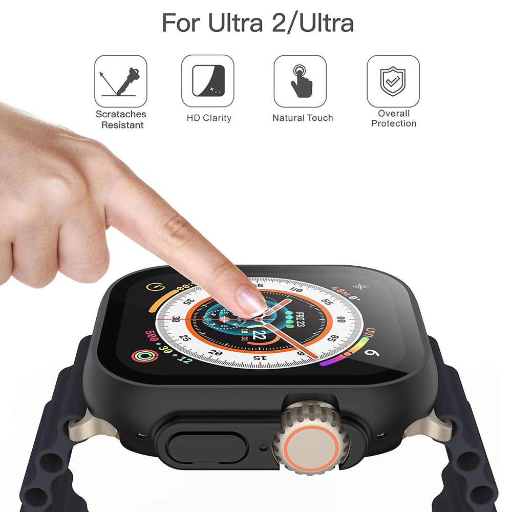 Techsuit Defense360 Pro Hülle für Apple Watch Ultra Series, Schwarz