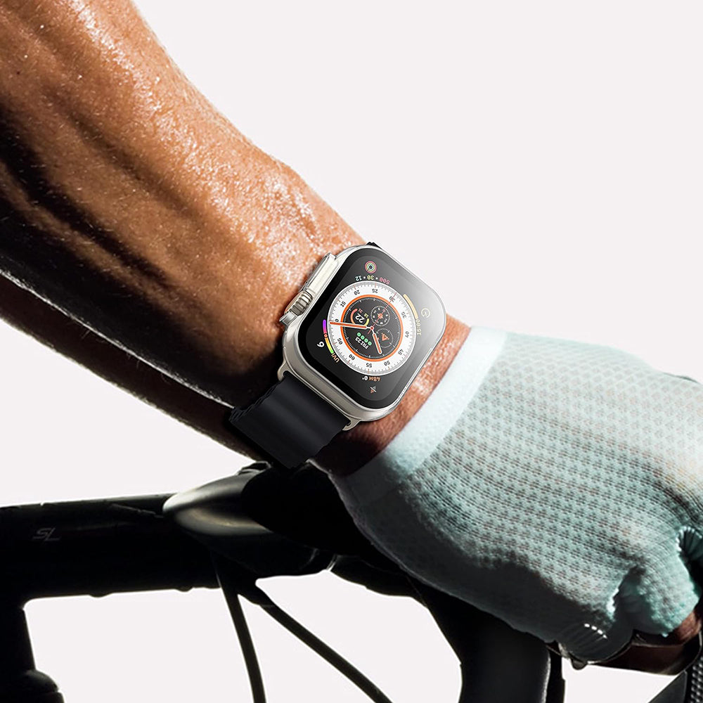 Techsuit Defense360 Pro Hülle für Apple Watch Ultra Series, Schwarz