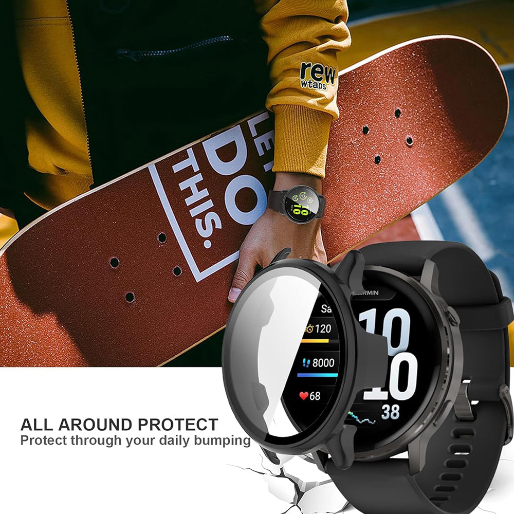 Techsuit Defense360 Pro Case for Garmin Venu 4 41mm, Black