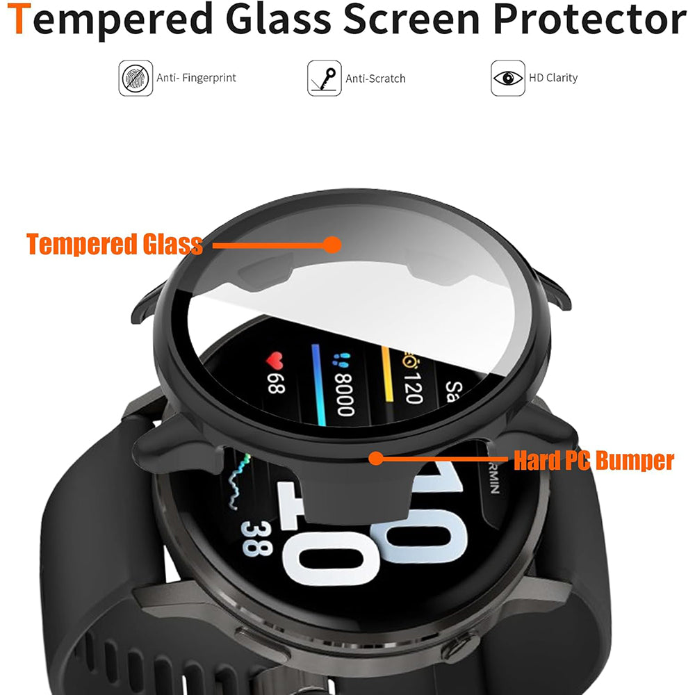 Housse Techsuit Defense360 Pro pour Garmin Venu 4 45mm, Bleu Marine