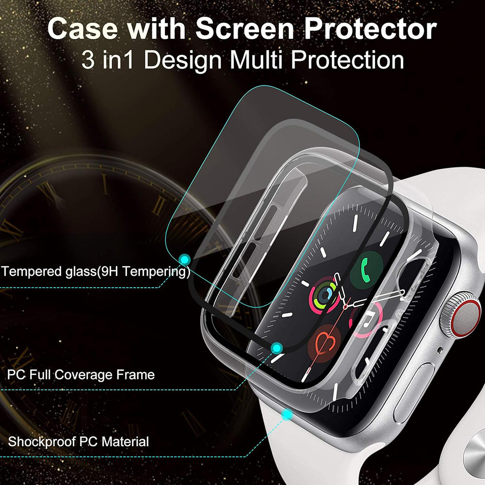 Techsuit Defense360 Pro Case for Huawei Watch Fit 2, Transparent
