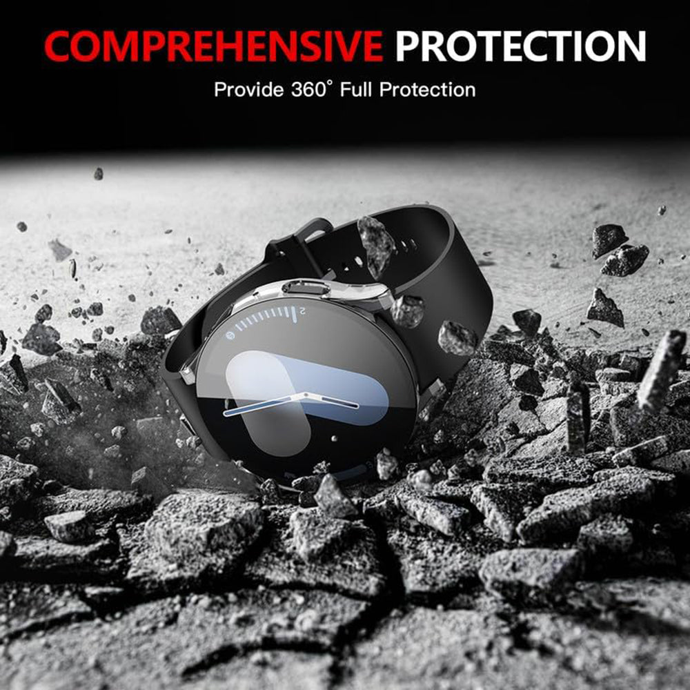 Techsuit Defense360 Pro Hülle für Samsung Galaxy Watch7 44mm, Transparent